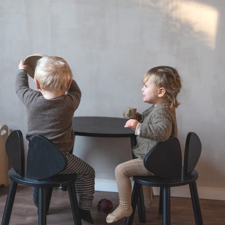 Chaise d'enfant Mouse Chair, Noir Nofred