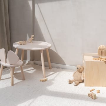 Ensemble Mouse chaise haute + table - Bouleau - Nofred