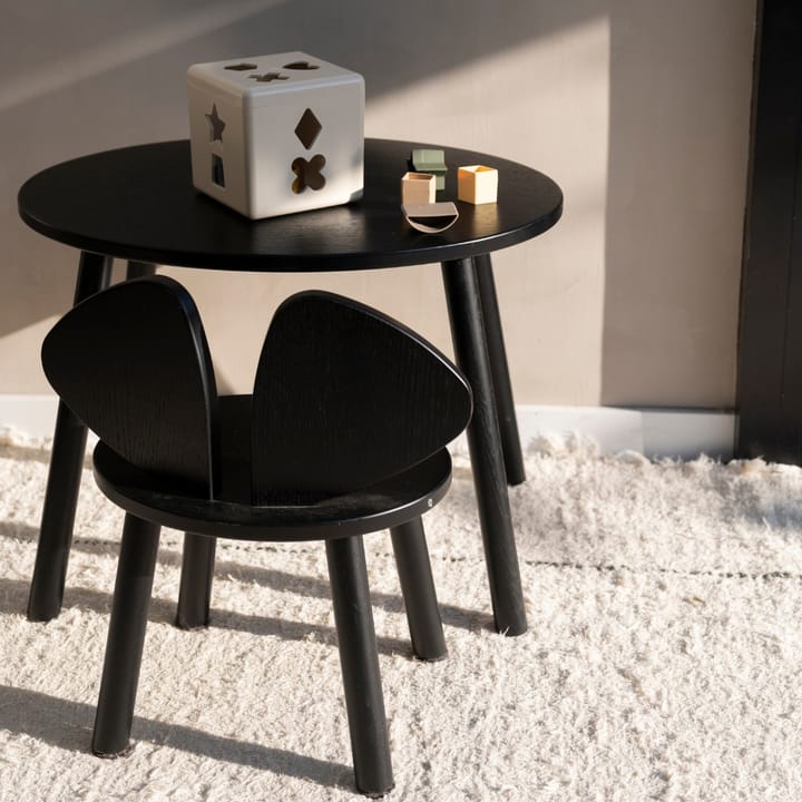 Table d'enfant Mouse Table, Noir Nofred