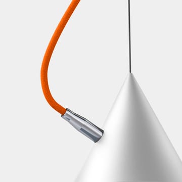 Suspension Castor 20 cm - Blanc-orange-argent - Noon