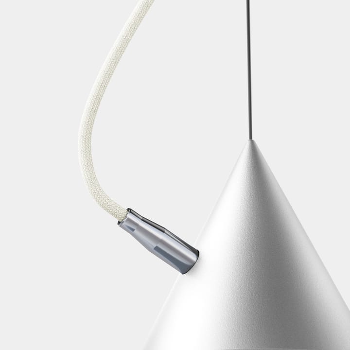 Suspension Castor 40 cm - Blanc-blanc-argent - Noon