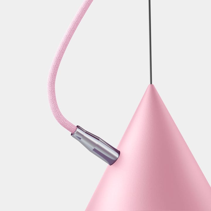 Suspension Castor 40 cm, Rose-rose-argent Noon