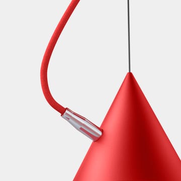 Suspension Castor 40 cm - Rouge-rouge-argent - Noon