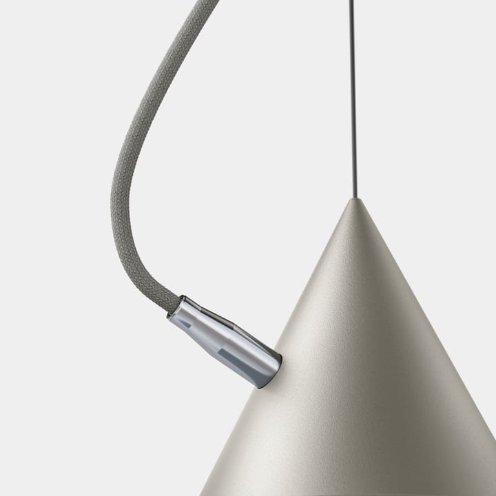 Suspension Castor 60 cm, Grise-gris clair-argent Noon