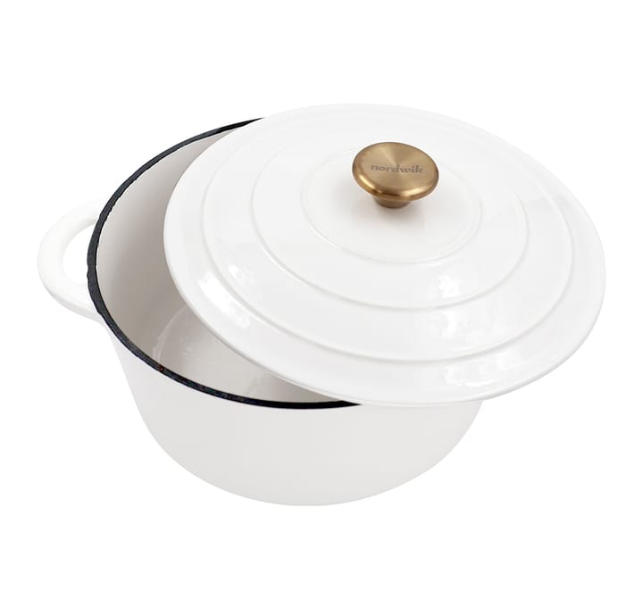 Cocotte en fonte Nordwik 5 l - Blanc - Nordwik