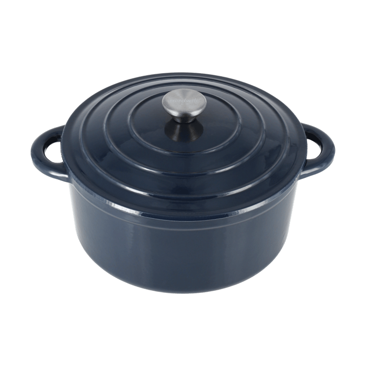 Cocotte en fonte ronde Nordwik 5 l - Bleu foncé - Nordwik