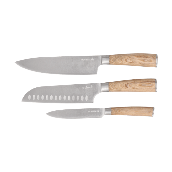 Ensemble de couteaux 3 pièces Nordwik - Bois comprimé - Nordwik