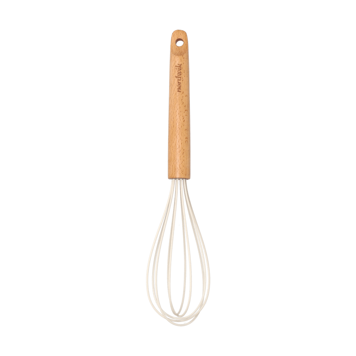 Fouet à ballon Nordwik 30 cm en hêtre, Crème Nordwik