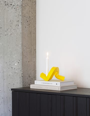 Bougeoir Crooked 1 - Yellow - Normann Copenhagen