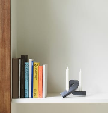 Bougeoir Crooked 2 - Grey - Normann Copenhagen