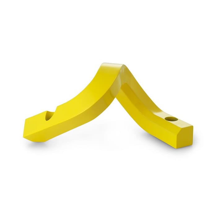 Bougeoir Crooked 2 - Yellow - Normann Copenhagen