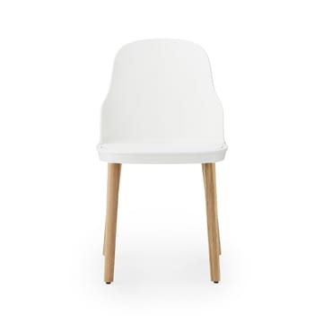 Chaise Allez avec pieds en chêne - Blanc-chêne - Normann Copenhagen