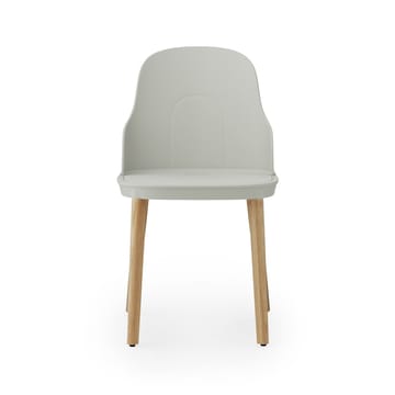 Chaise Allez avec pieds en chêne - Gris chaud-chêne - Normann Copenhagen