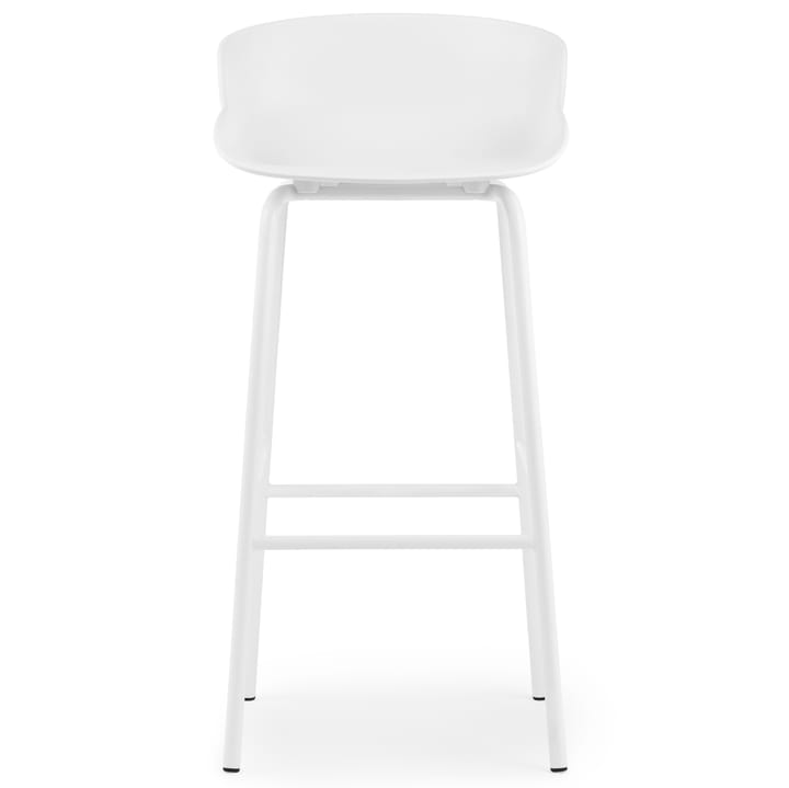 Chaise de bar Hyg pieds en métal 75 cm, Blanc Normann Copenhagen