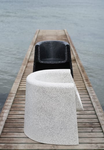 Fauteuil Bit Lounge Chair - Blanc - Normann Copenhagen