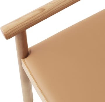 Fauteuil Timb avec coussin - Tan/ Ultra Leather - Camel - Normann Copenhagen