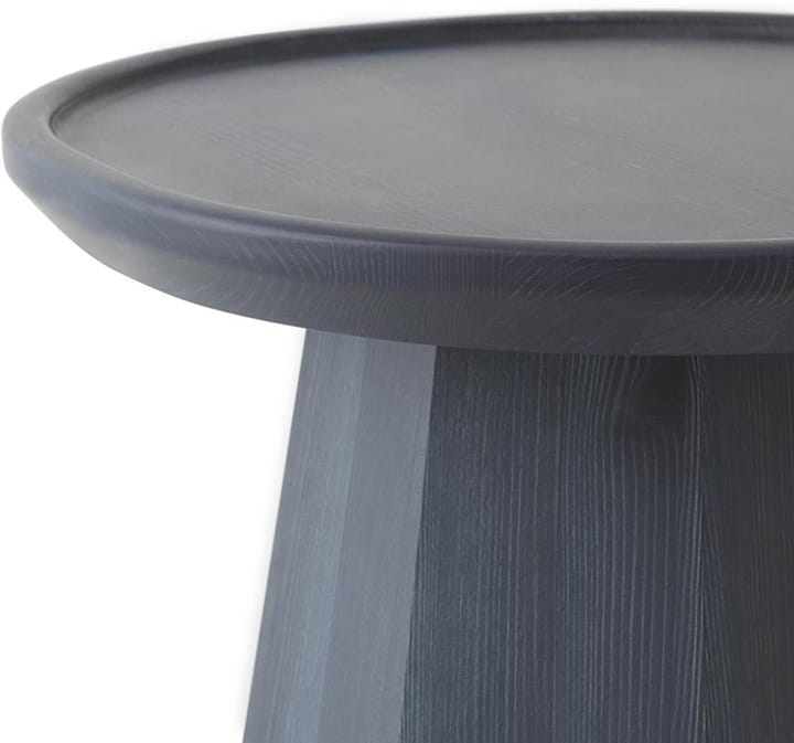 Pine table d'appoint Ø 45 cm H : 40,6 cm, Bleu foncé Normann Copenhagen