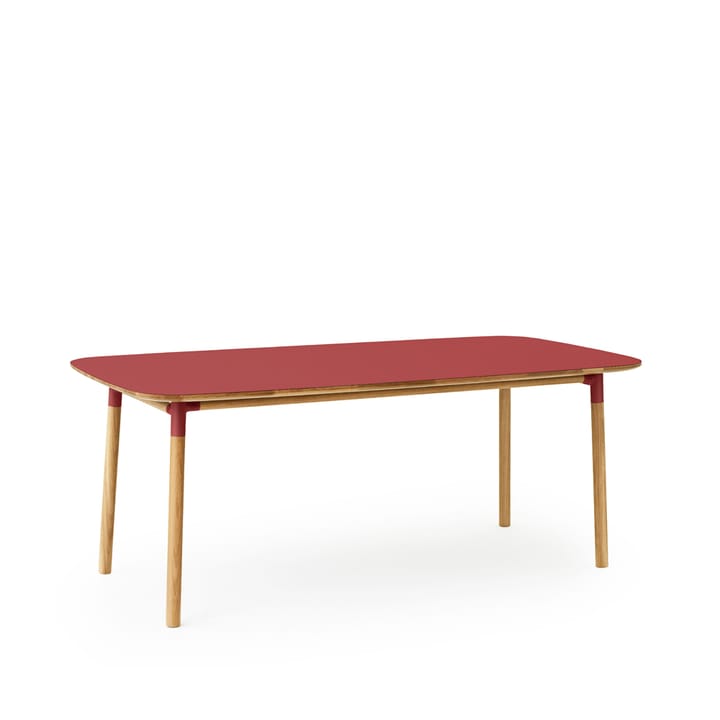 Table à manger Form - red, pieds en chêne - Normann Copenhagen