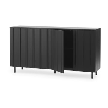 Table d'appoint Rib 45x159 cm - Noir doux - Normann Copenhagen