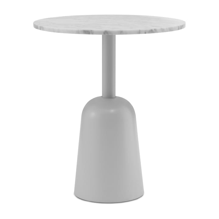 Table réglable Turn Ø55 cm, Marbre blanc Normann Copenhagen