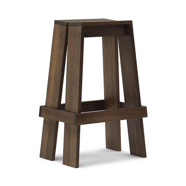 Tabouret de bar Let 75 cm - Brown Stained Ash - Normann Copenhagen