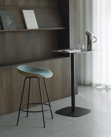 Tabouret Mat Barstool 65 cm - Seaweed-black steel - Normann Copenhagen