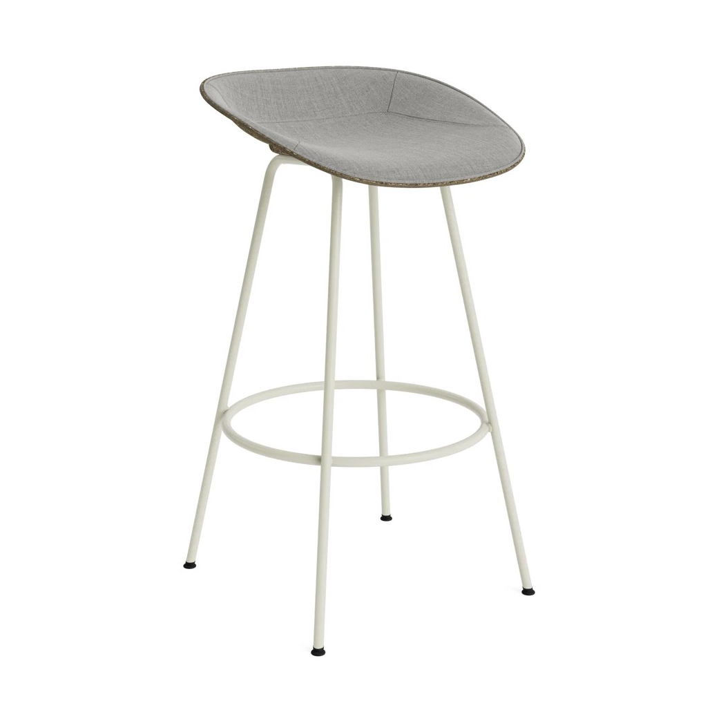 Normann Copenhagen Tabouret Mat Barstool 75 cm Seaweed-cream steel