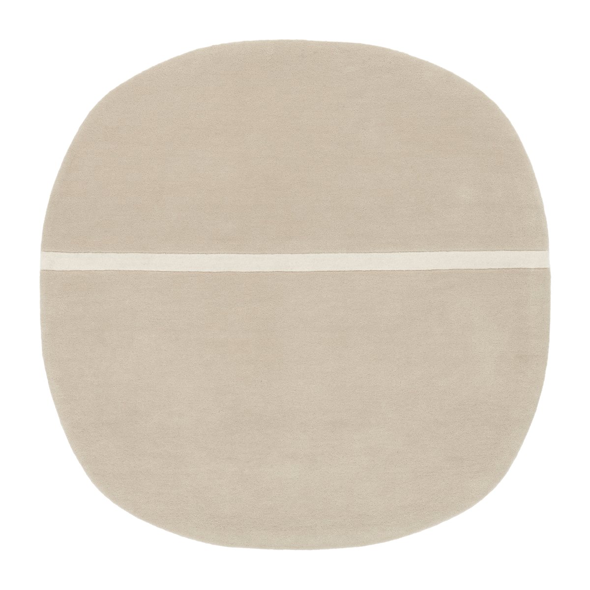 Normann Copenhagen Tapis Oona 140x140 cm Sand