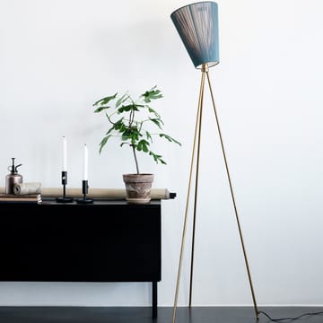 Lampadaire Oslo Wood - beige, structure gris clair - Northern