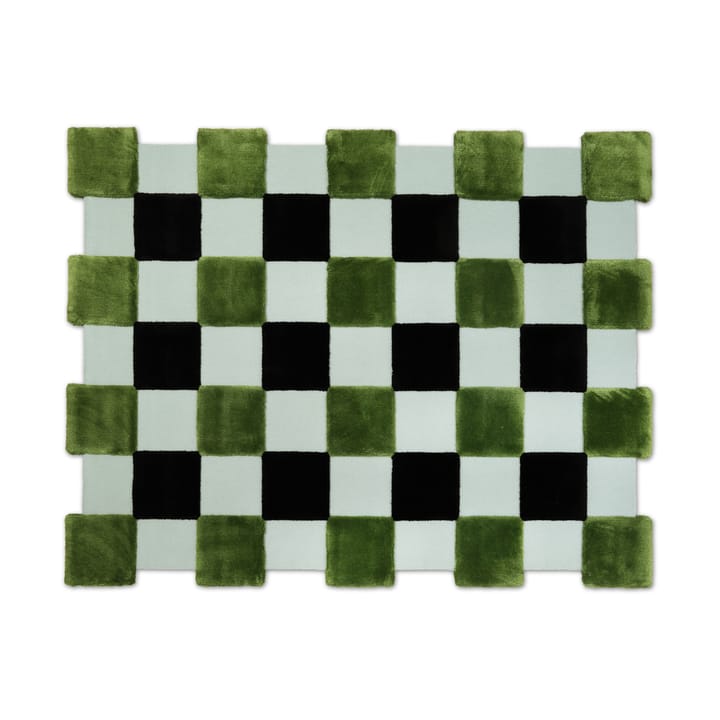 Tapis ODC Segment Rug Collection Square - Green-black-mint, 142x198 cm - Ogeborg