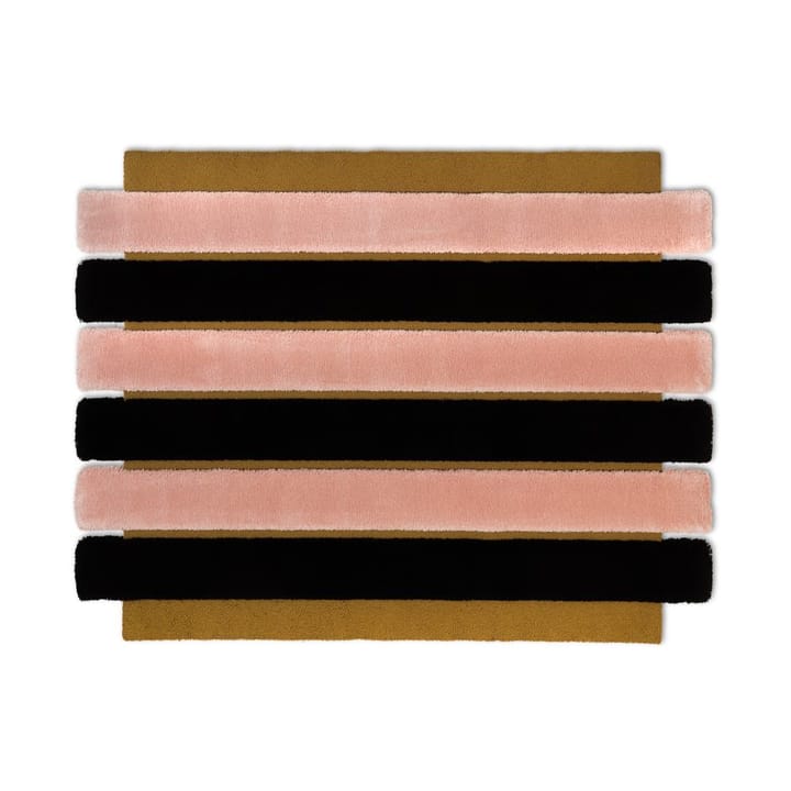 Tapis ODC Segment Rug Collection Stripe - Golden-blush-black, 154x200 cm - Ogeborg