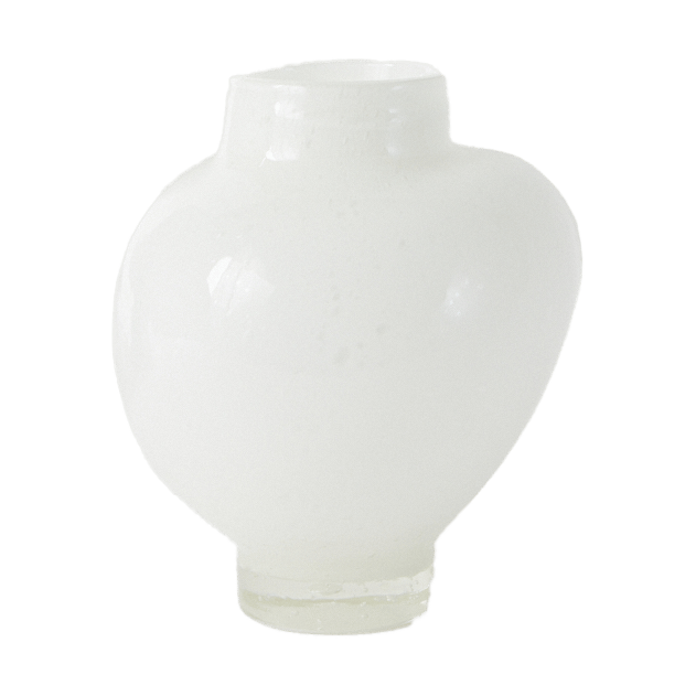 Vase Mila petit 19,5 cm, Blanc Olsson & Jensen