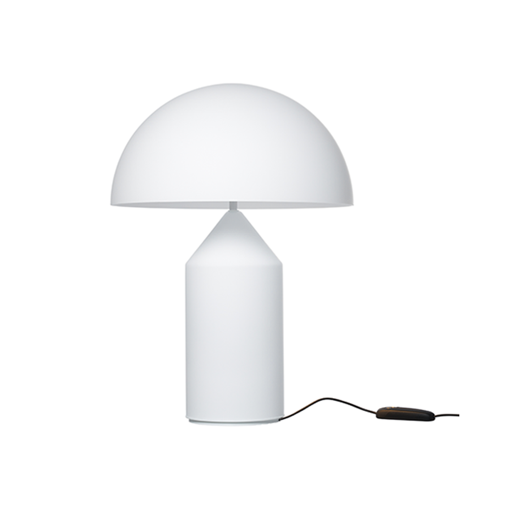 Oluce Lampe de table Atollo medium 235 verre Opale