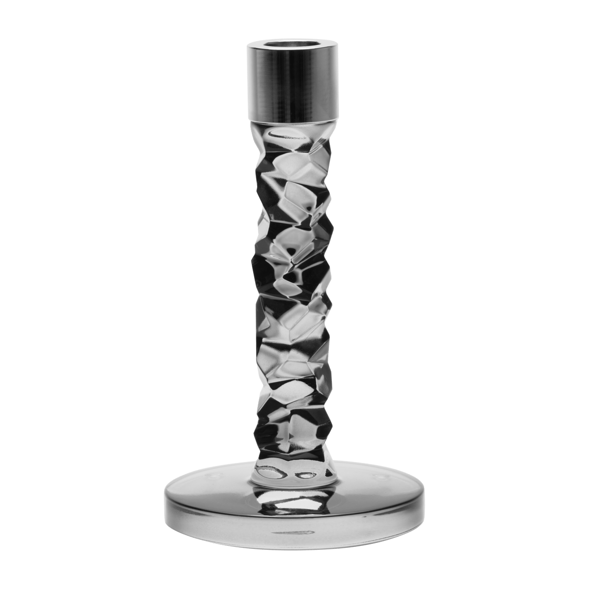 Orrefors Bougeoir Carat anthracite 183 mm