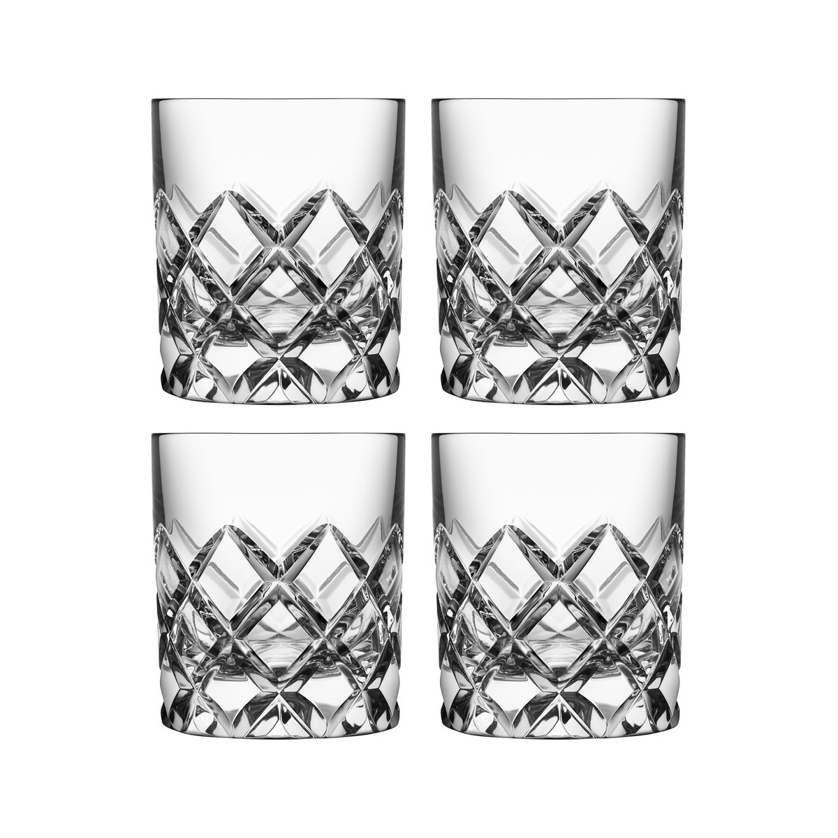 Orrefors Verre à whisky Sofiero lot de 4 Transparent