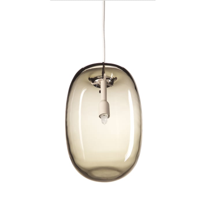 Suspension allongée Pebble allongée - gris clair-verre - Örsjö Belysning