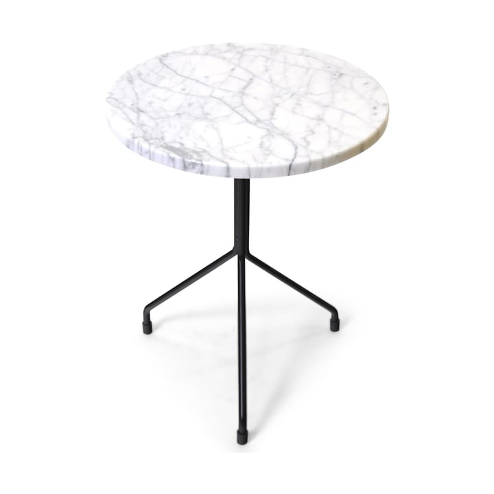 Table d'appoint Allforone - White carrara-black, Ø40 cm - OX Denmarq