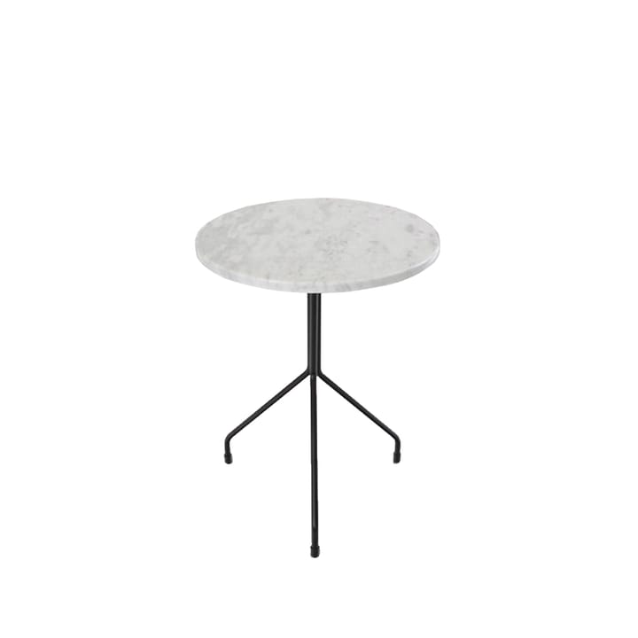 Table d'appoint Allforone - White carrara-black, Ø50 cm - OX Denmarq