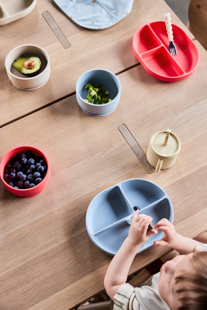 Assiette à ventouse Enkei pour enfants, Bleu pâle OYOY