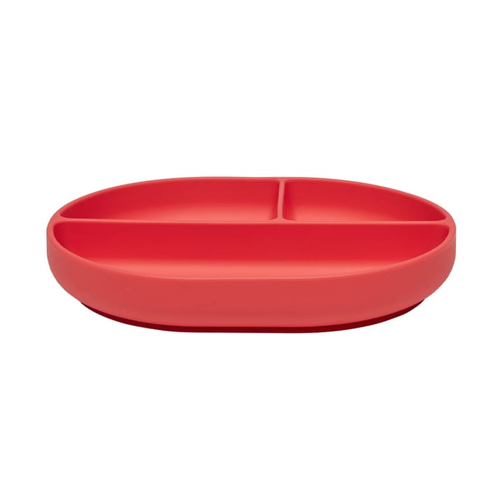 Assiette à ventouse Enkei pour enfants - Rouge cerise - OYOY