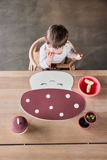 Set de table Mushroom - Rouge pâle - OYOY