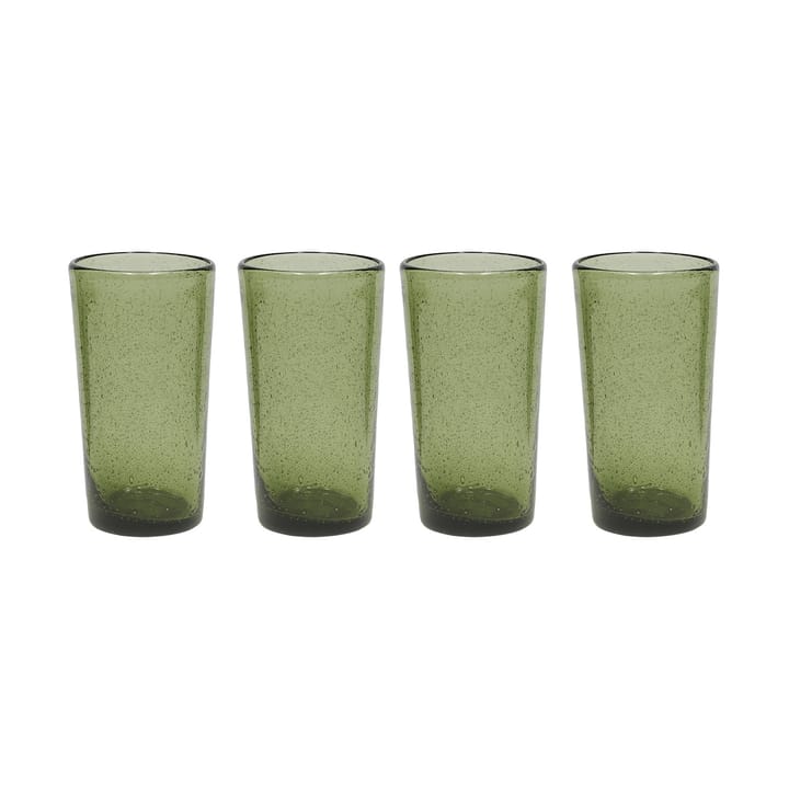 Verres highball Kuki, lot de 4, Vert OYOY