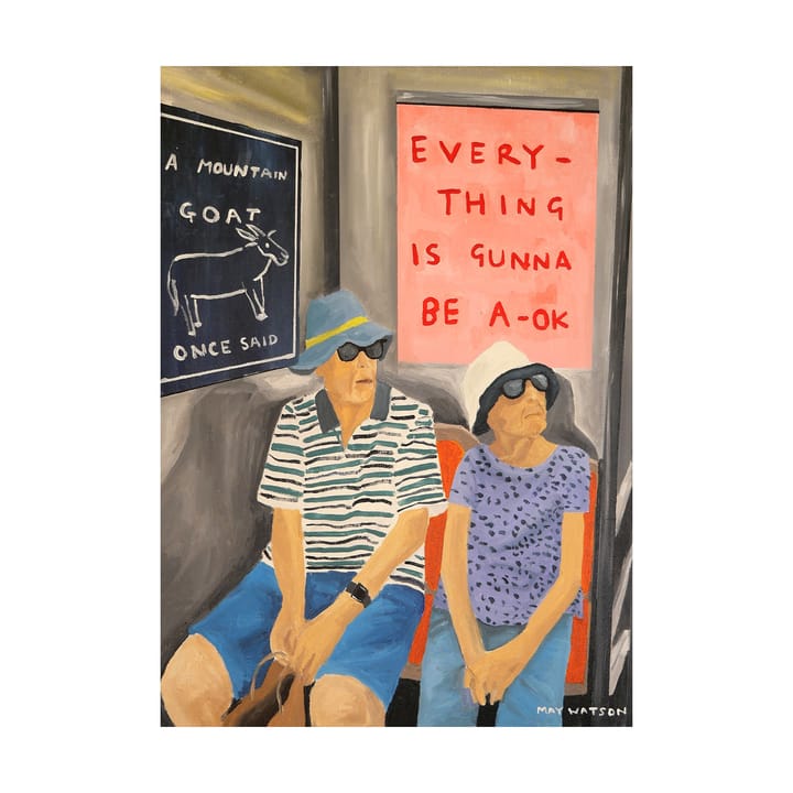 Poster Everything Is Gunna Be OK - 50x70 cm - Paper Collective