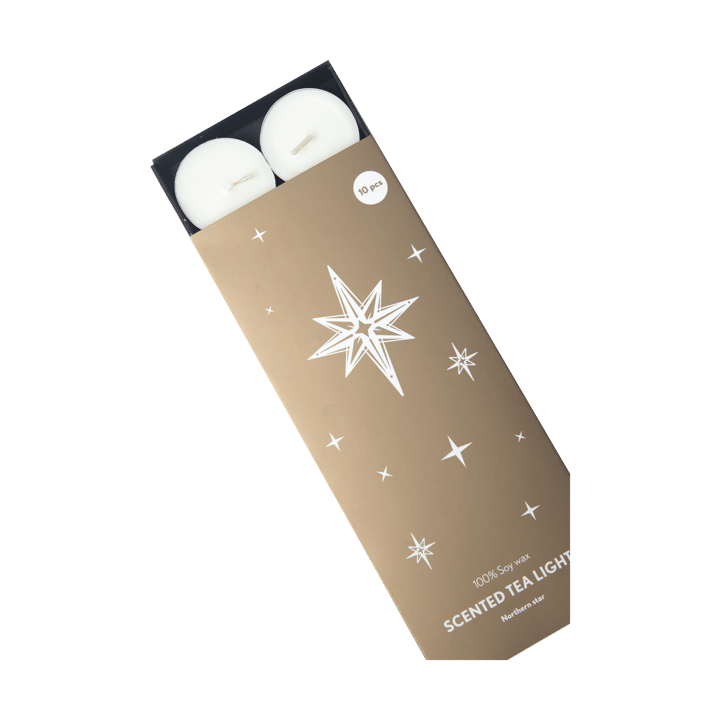 Bougie parfumée Northern Star - Blanc - Pluto Design