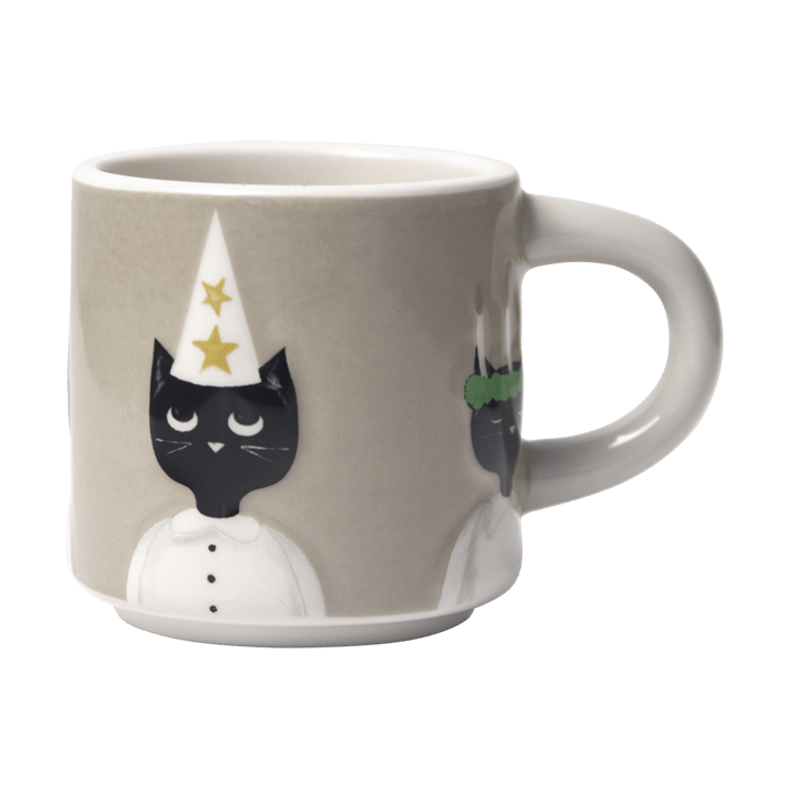 Tasse Christmas Cats - Gris-blanc-noir - Pluto Design