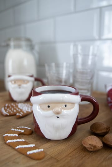 Tasse Santa - Blanc-rouge - Pluto Design