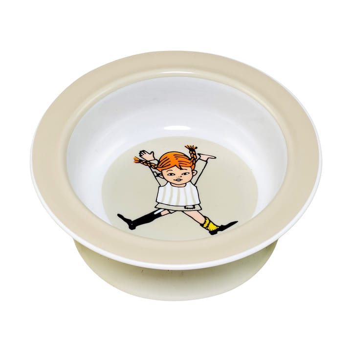 Assiette ventouse Pippi Cirkus Ø15,5 cm - Beige - Rätt Start