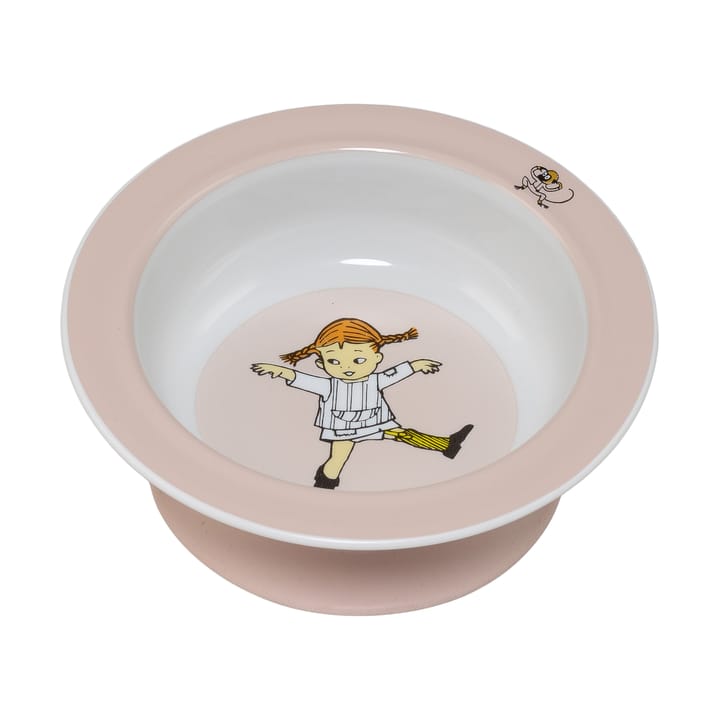 Assiette ventouse Pippi Cirkus Ø15,5 cm - Rose - Rätt Start