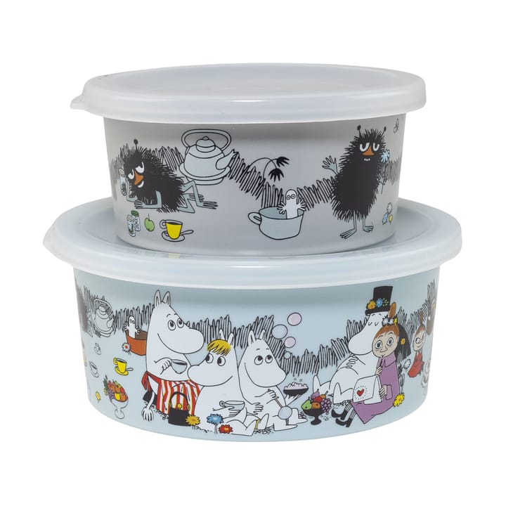 Mumin Picknick Stinky Snackbox, lot de 2 - Multi - Rätt Start