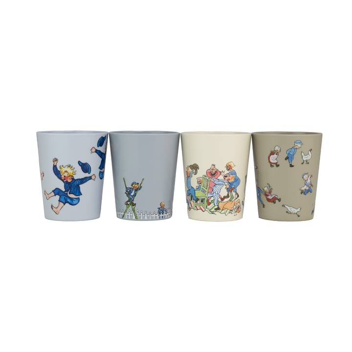 Tasses de collection Emil i Lönneberga 15 cl, lot de 4 - Multi - Rätt Start